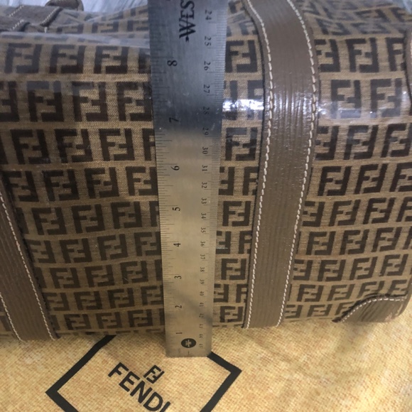 💥SOLD💥🌺Restored Authentic Fendi Monogram Boston Satchel🌺 - Picture 5 of 14